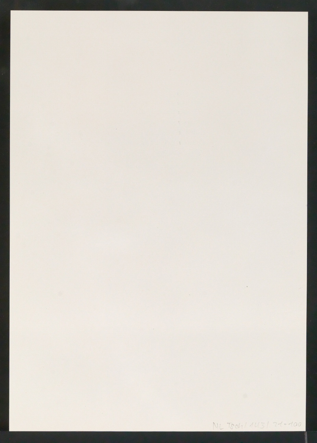 Mappe mit Notizen, Probedrucken, Klischeeabzügen zur Garamond — Blatt 38