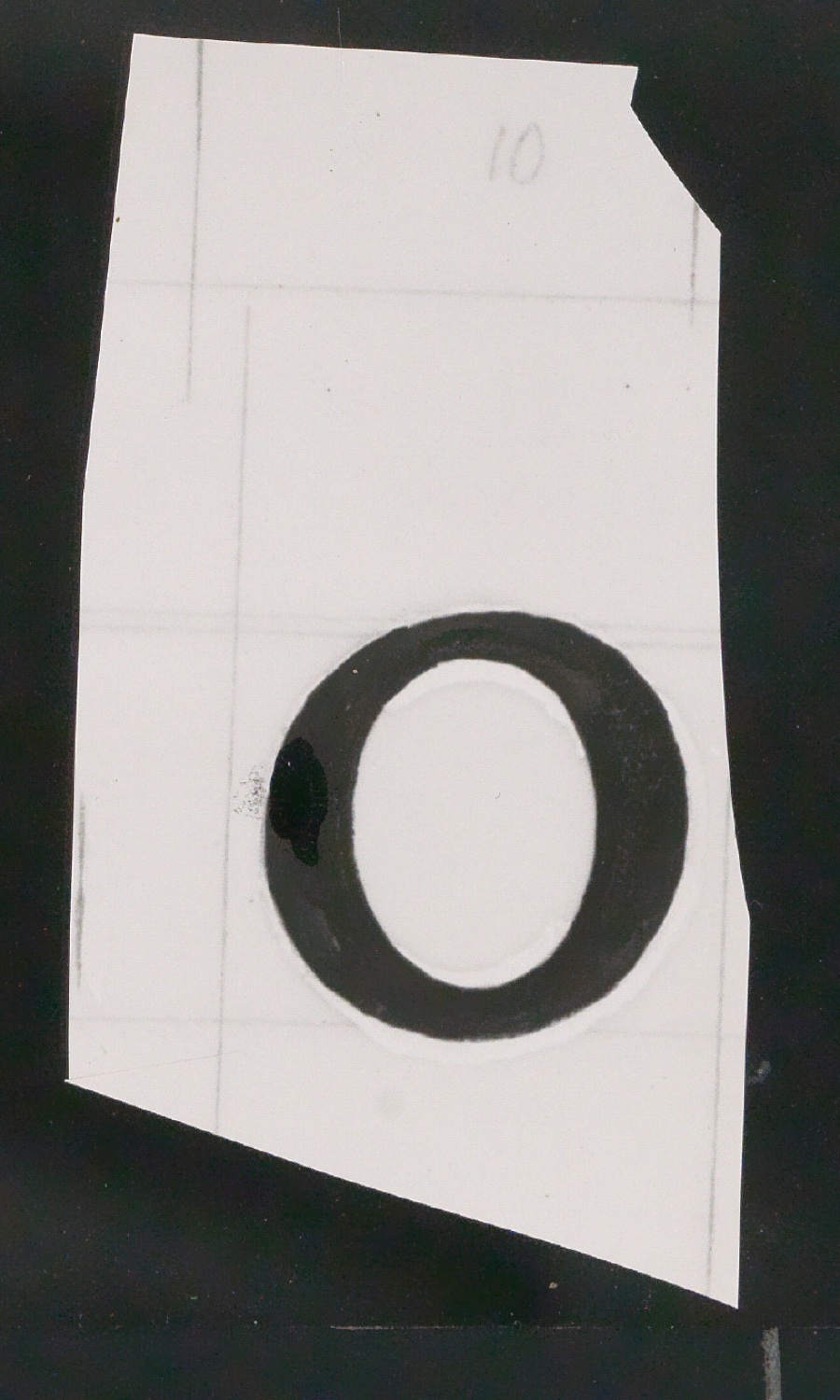 Mappe mit Notizen, Probedrucken, Klischeeabzügen zur Garamond — Blatt 57