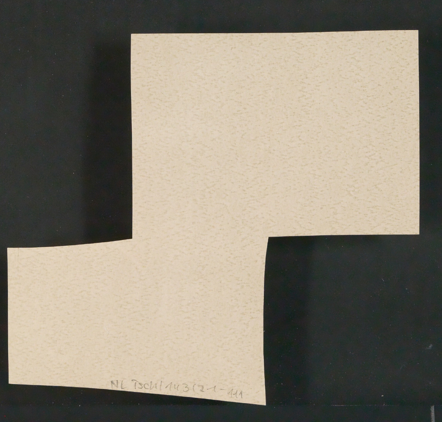 Mappe mit Notizen, Probedrucken, Klischeeabzügen zur Garamond — Blatt 62