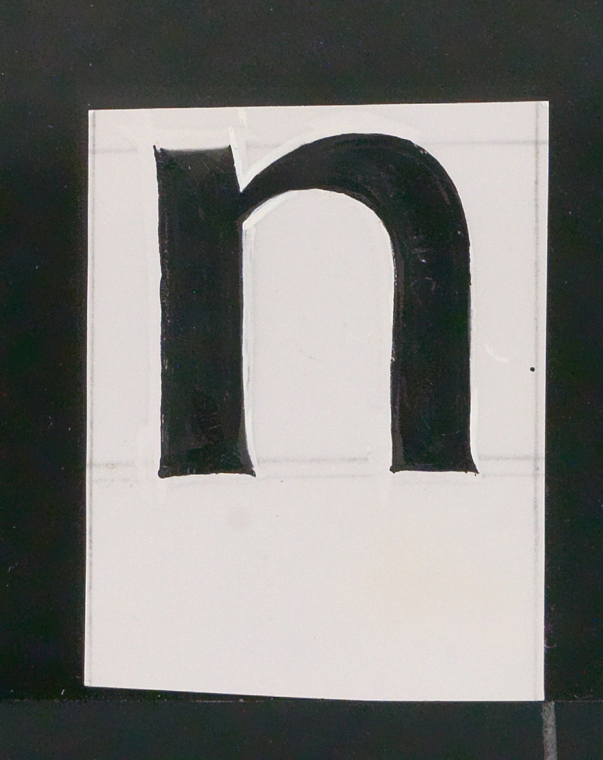 Mappe mit Notizen, Probedrucken, Klischeeabzügen zur Garamond — Blatt 75