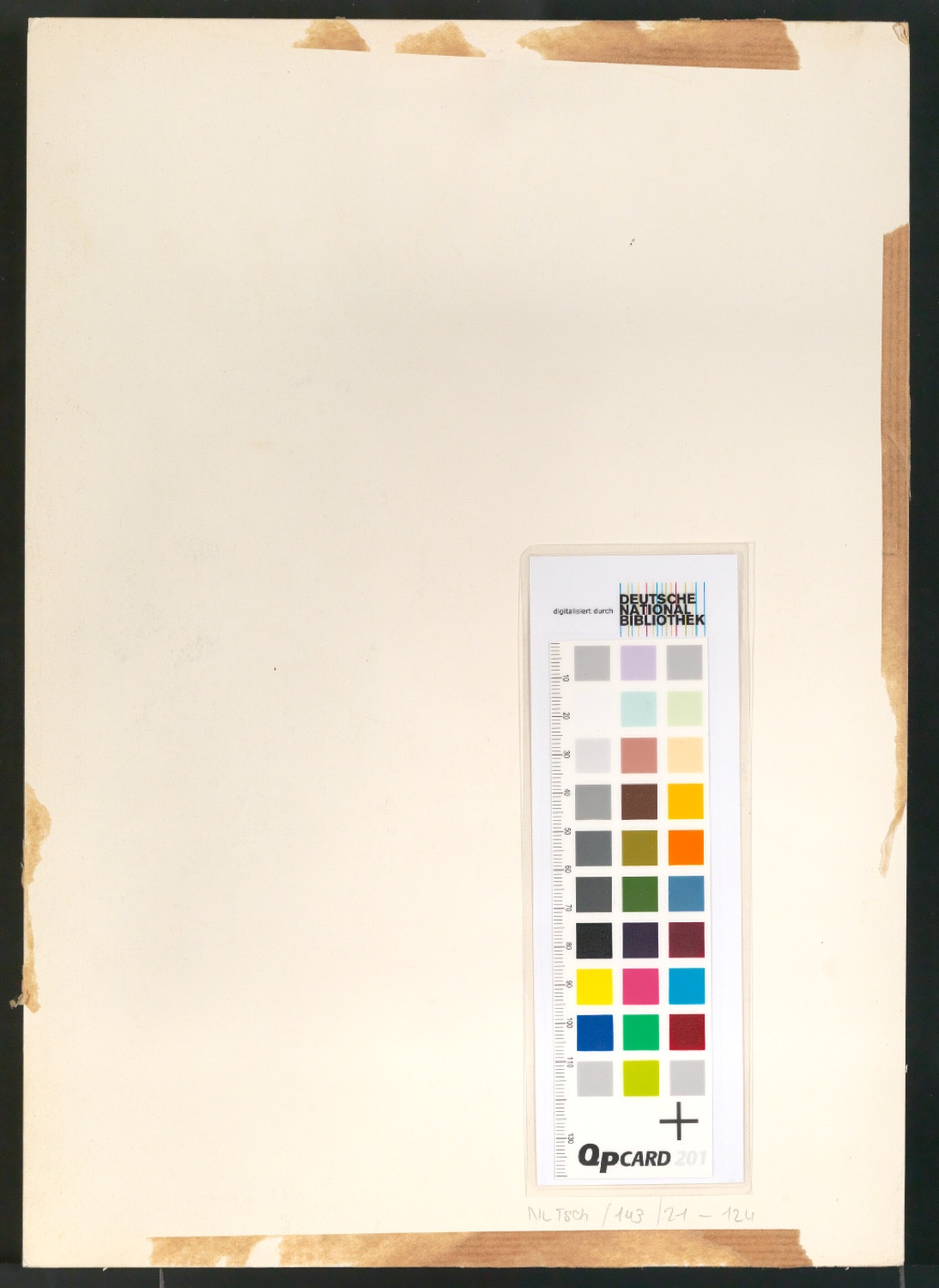 Mappe mit Notizen, Probedrucken, Klischeeabzügen zur Garamond — Blatt 87