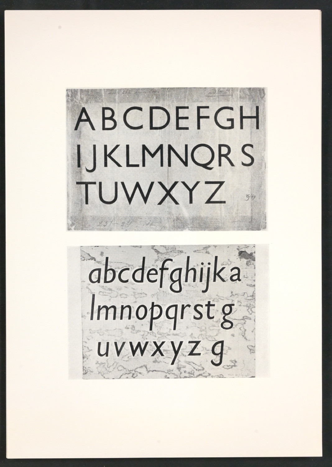 Klischees und Klischeeabzüge für Illustrationen von Geschichte der Schrift in Bildern, 4. Auflage — Blatt 8