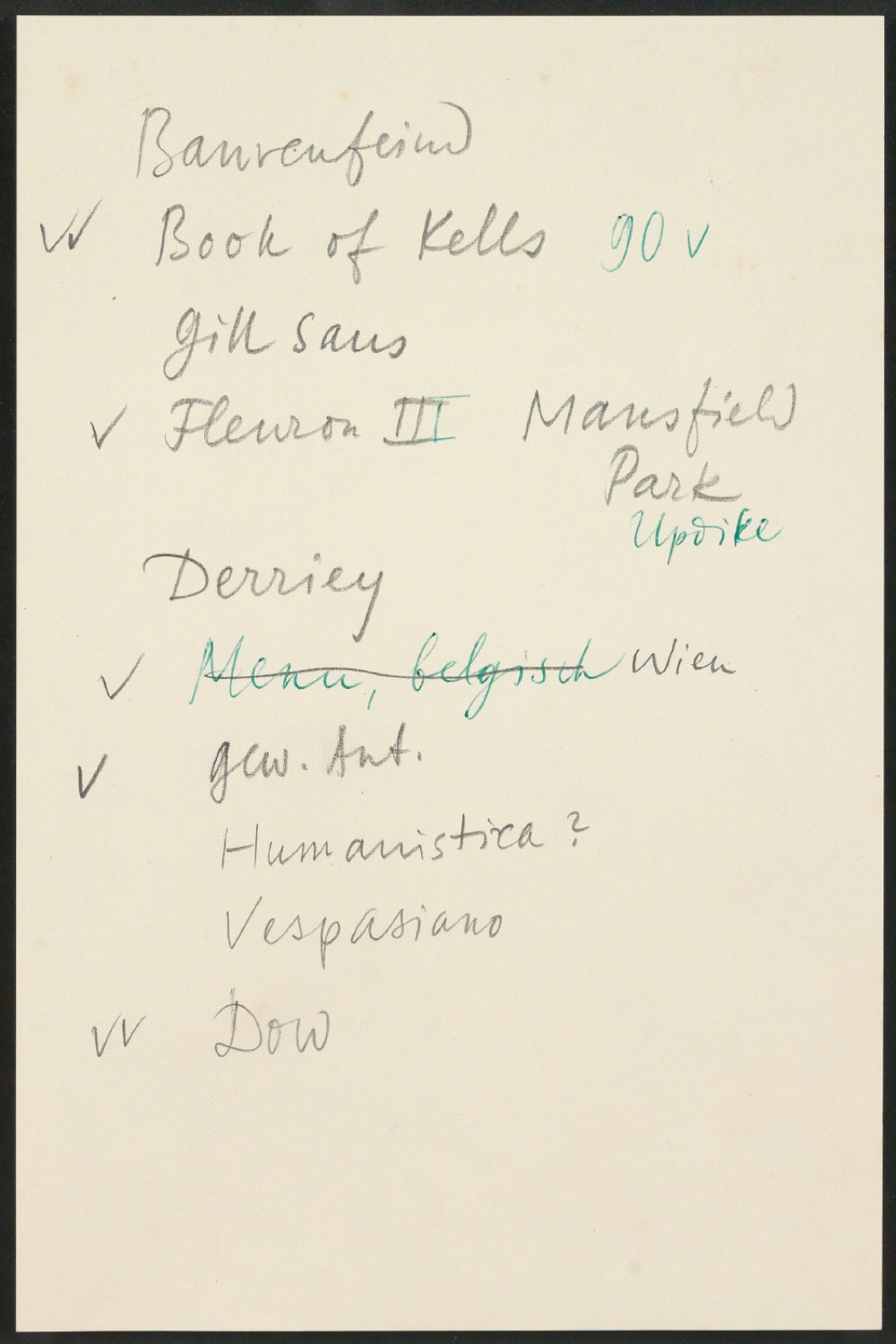 Notizen zu Gestaltung und Inhalt von Geschichte der Schrift in Bildern, 4. Auflage — Blatt 3