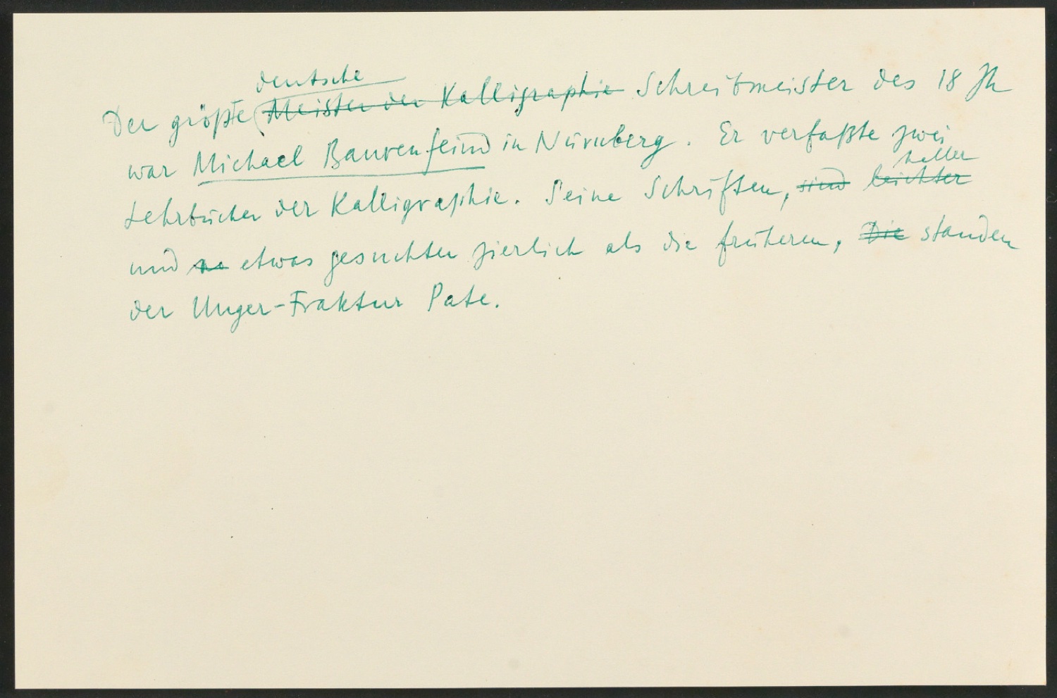Notizen zu Gestaltung und Inhalt von Geschichte der Schrift in Bildern, 4. Auflage — Blatt 7