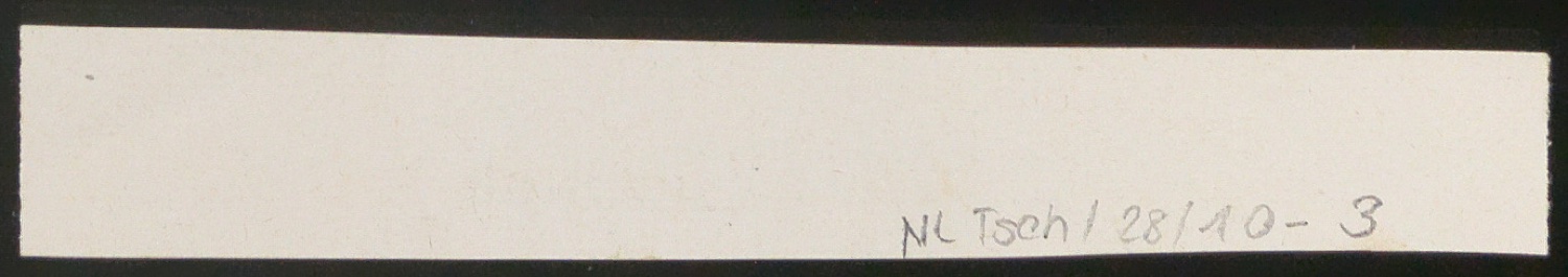 Briefumschlag mit Notizen für Schönste, liebe mich — Blatt 8