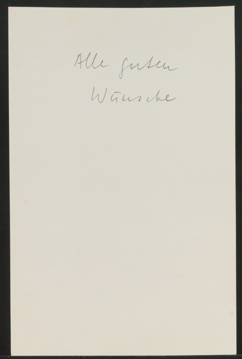 Briefumschlag mit Notizen für Schönste, liebe mich — Blatt 26