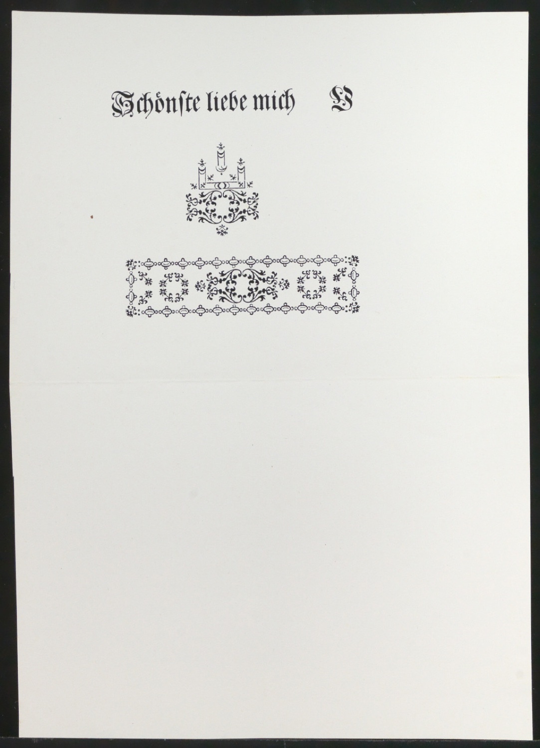 Mappe mit Vorarbeiten und Notizen zu Schönste, liebe mich — Blatt 13