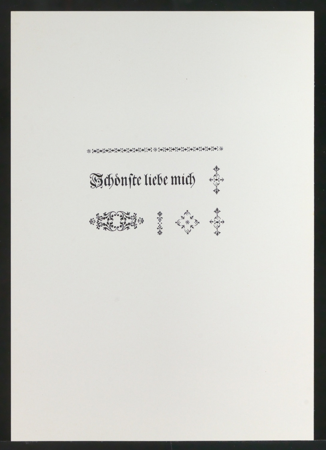 Mappe mit Vorarbeiten und Notizen zu Schönste, liebe mich — Blatt 20