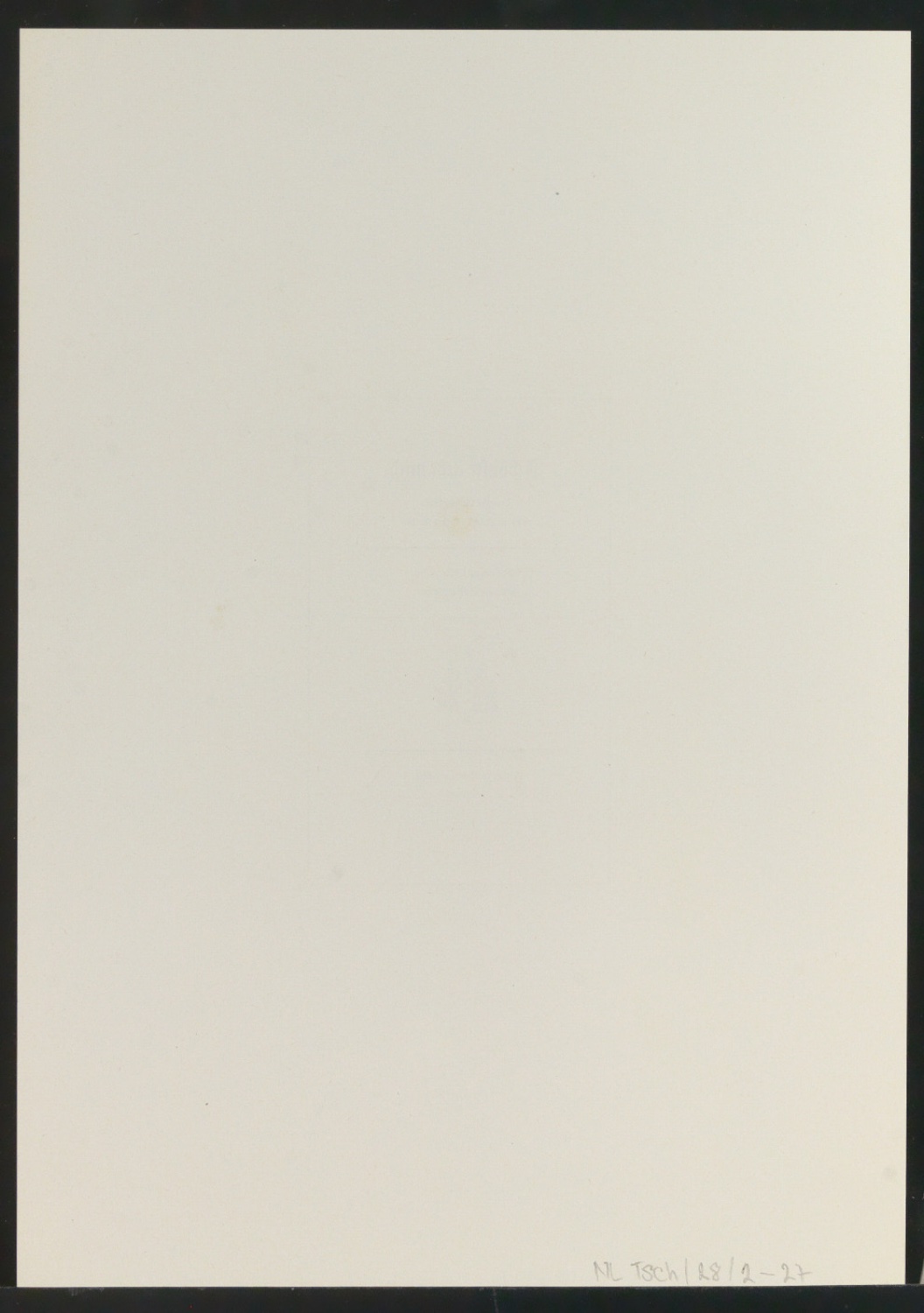 Mappe mit Vorarbeiten und Notizen zu Schönste, liebe mich — Blatt 50