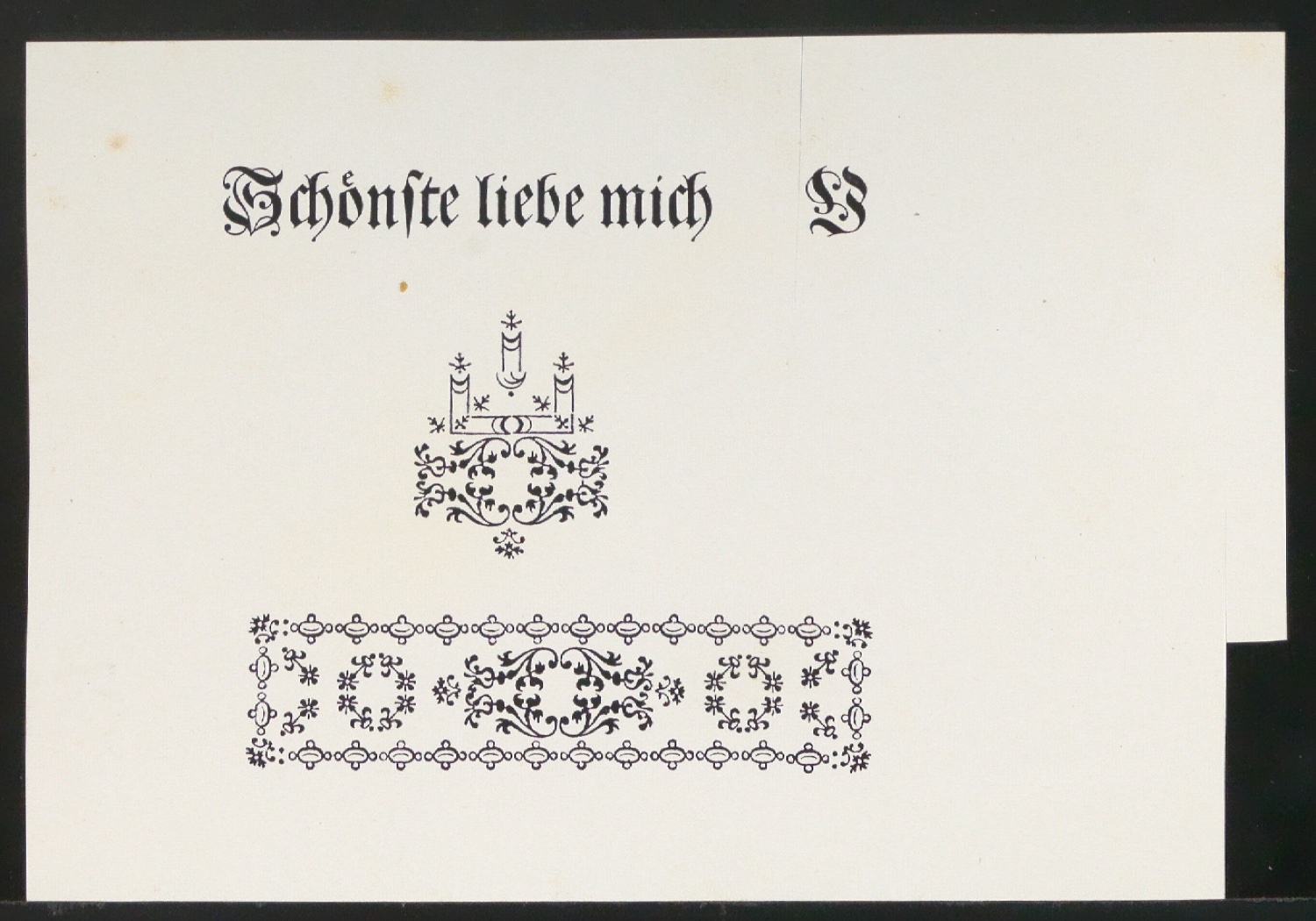 Mappe mit Vorarbeiten und Notizen zu Schönste, liebe mich — Blatt 53