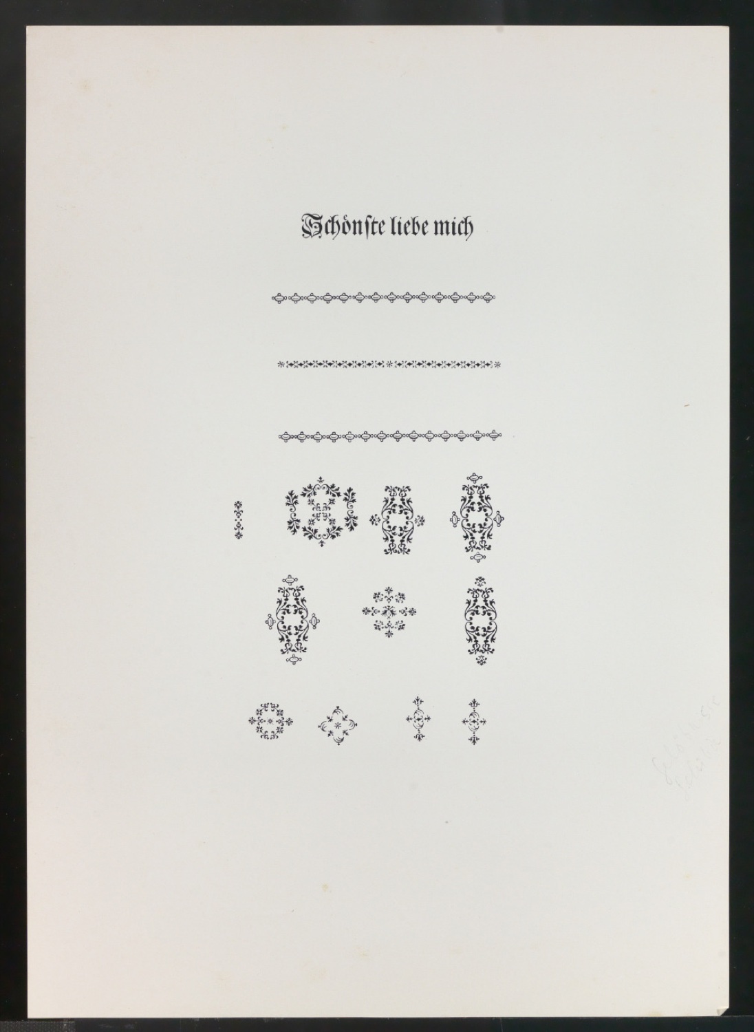 Mappe mit Vorarbeiten und Notizen zu Schönste, liebe mich — Blatt 55