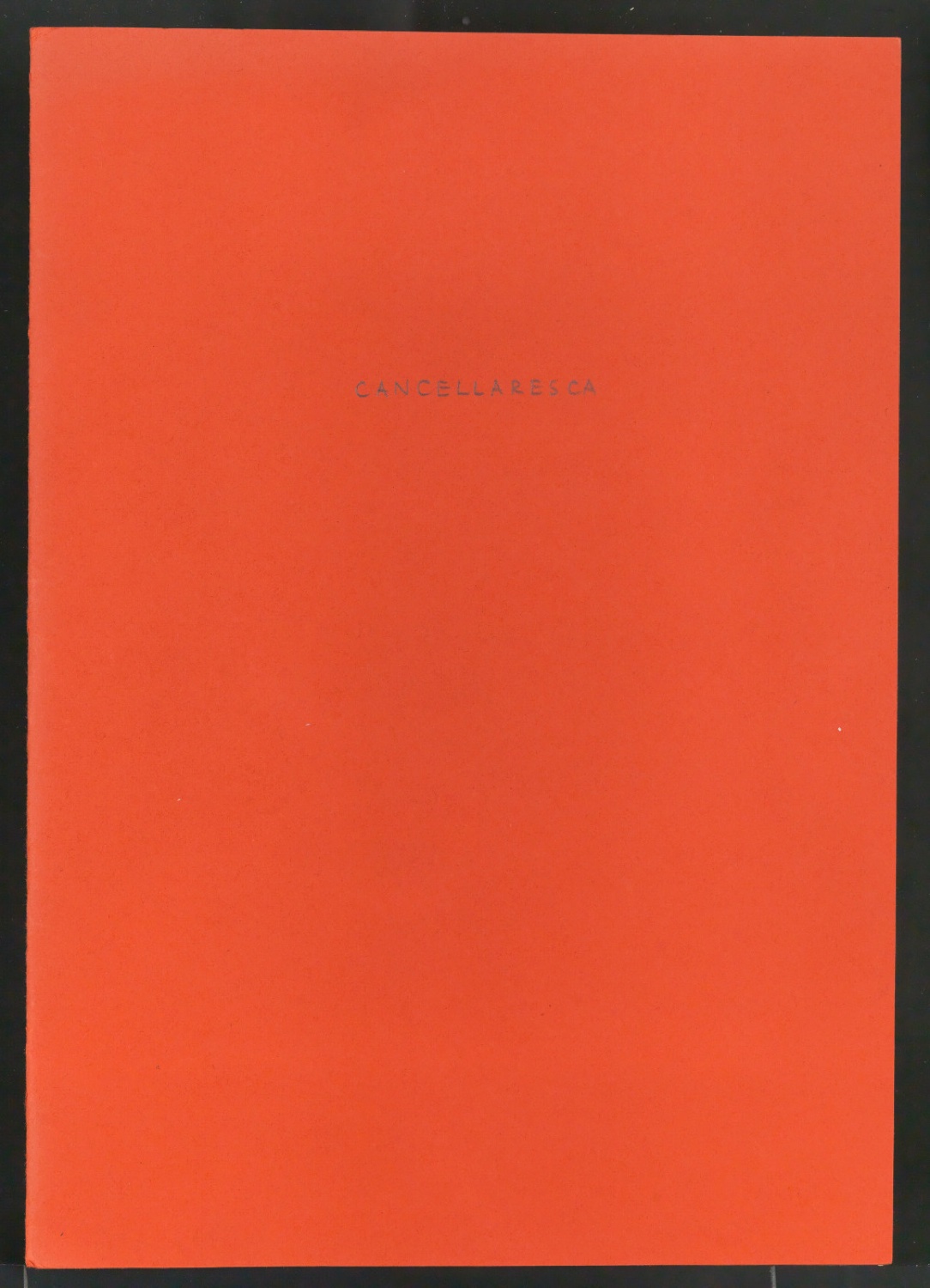 Mappe mit Schriftentwürfen Cancellaresca und Reproduktionen von Sabon Entwürfen — Blatt 1