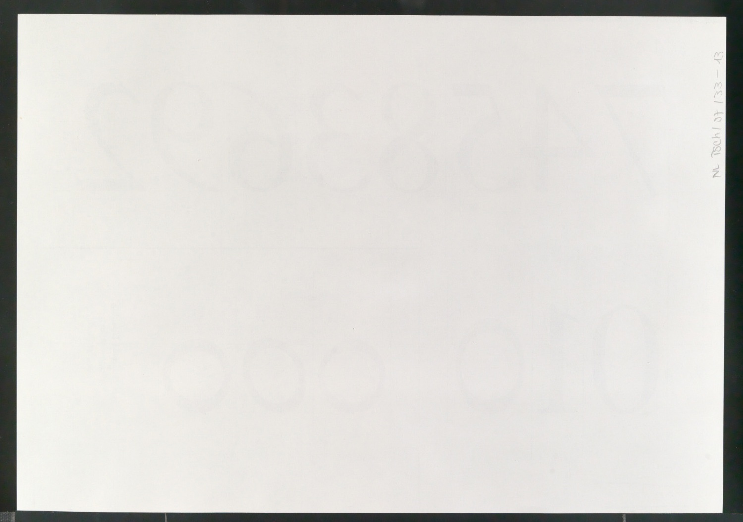 Mappe mit Schriftentwürfen Cancellaresca und Reproduktionen von Sabon Entwürfen — Blatt 22