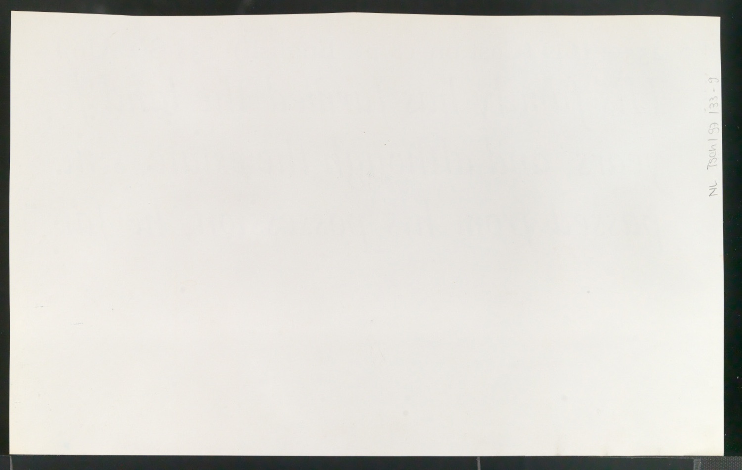 Mappe mit Schriftentwürfen Cancellaresca und Reproduktionen von Sabon Entwürfen — Blatt 42
