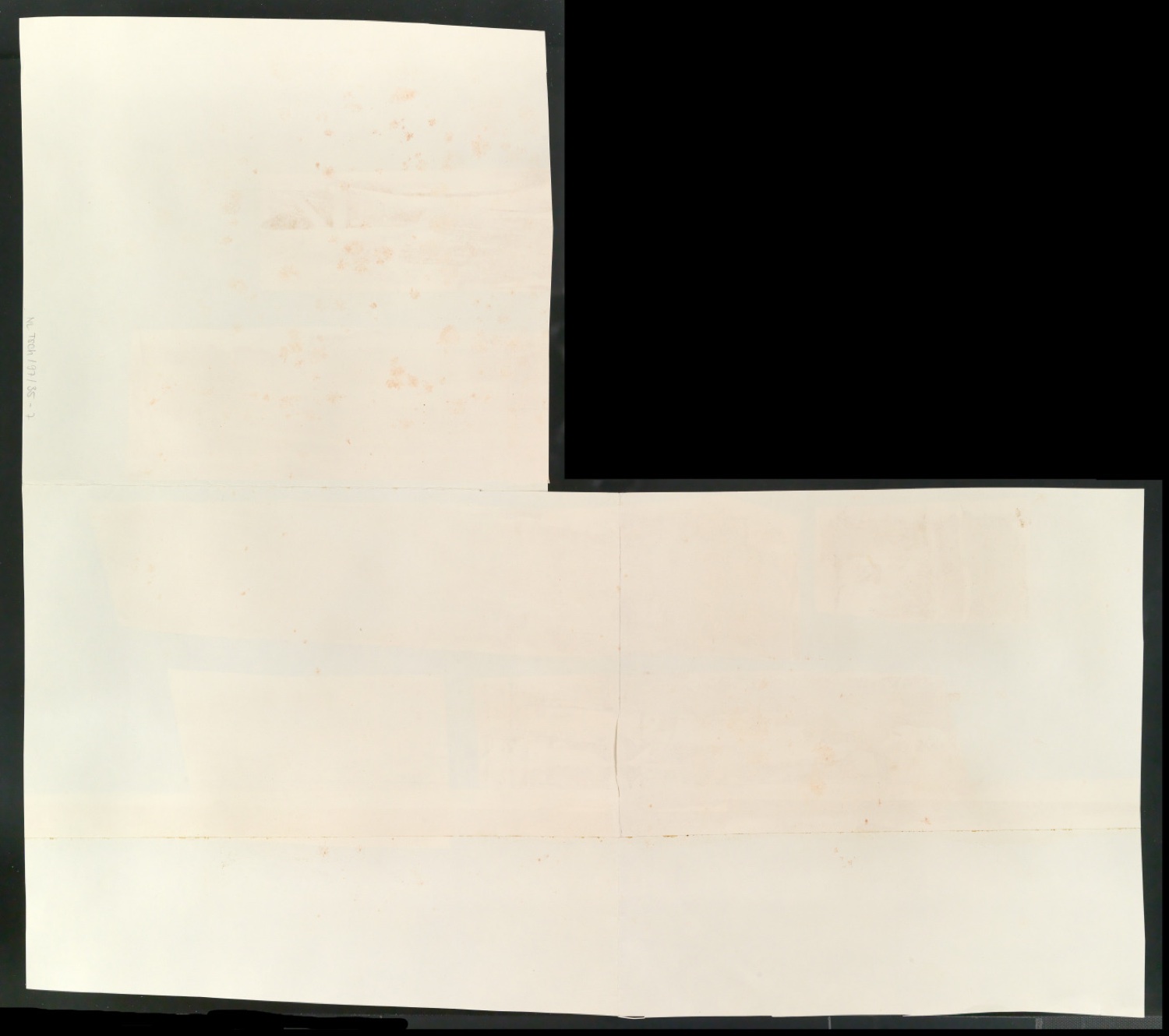 Mappe mit Entwurfszeichnungen und Reproduktionen Antesk — Blatt 16