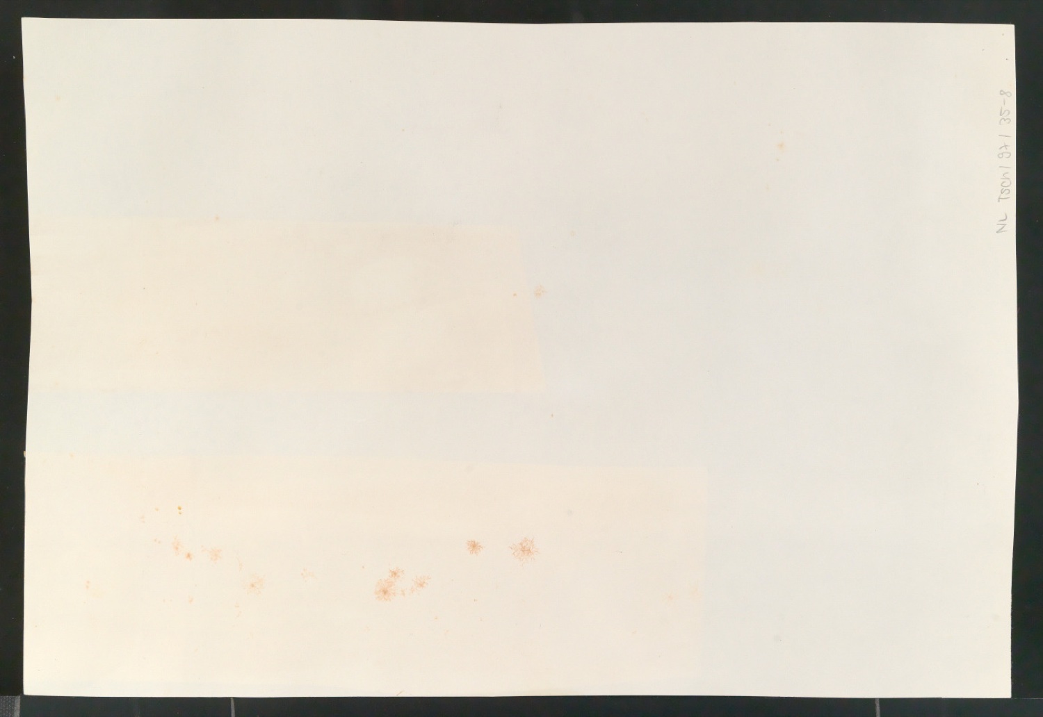 Mappe mit Entwurfszeichnungen und Reproduktionen Antesk — Blatt 18
