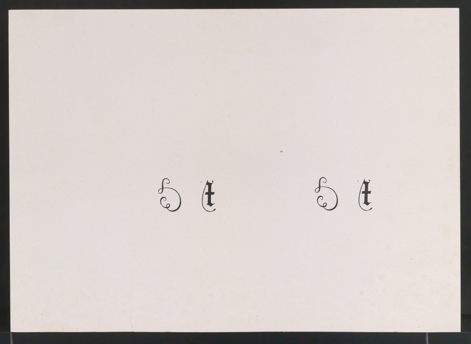Klebeentwürfe von Illustrationen für Formenwandlung der &-Zeichen — Blatt 7