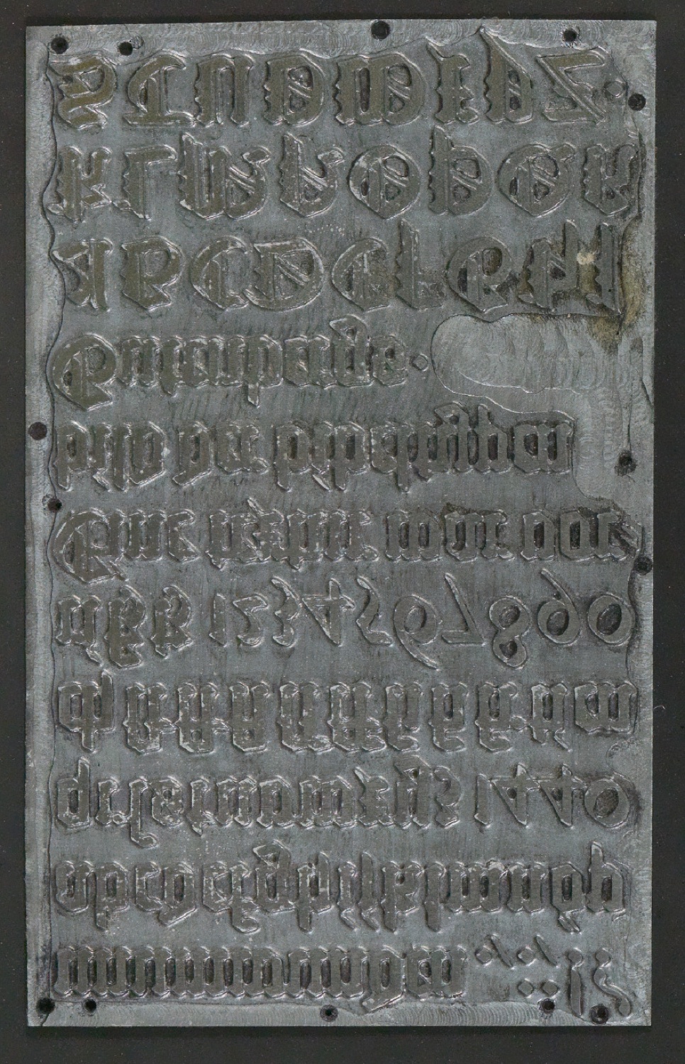 Druckklischees für die Illustrationen von Schriftkunde, Schreibübungen und Skizzieren, 2. Auflage — Blatt 7