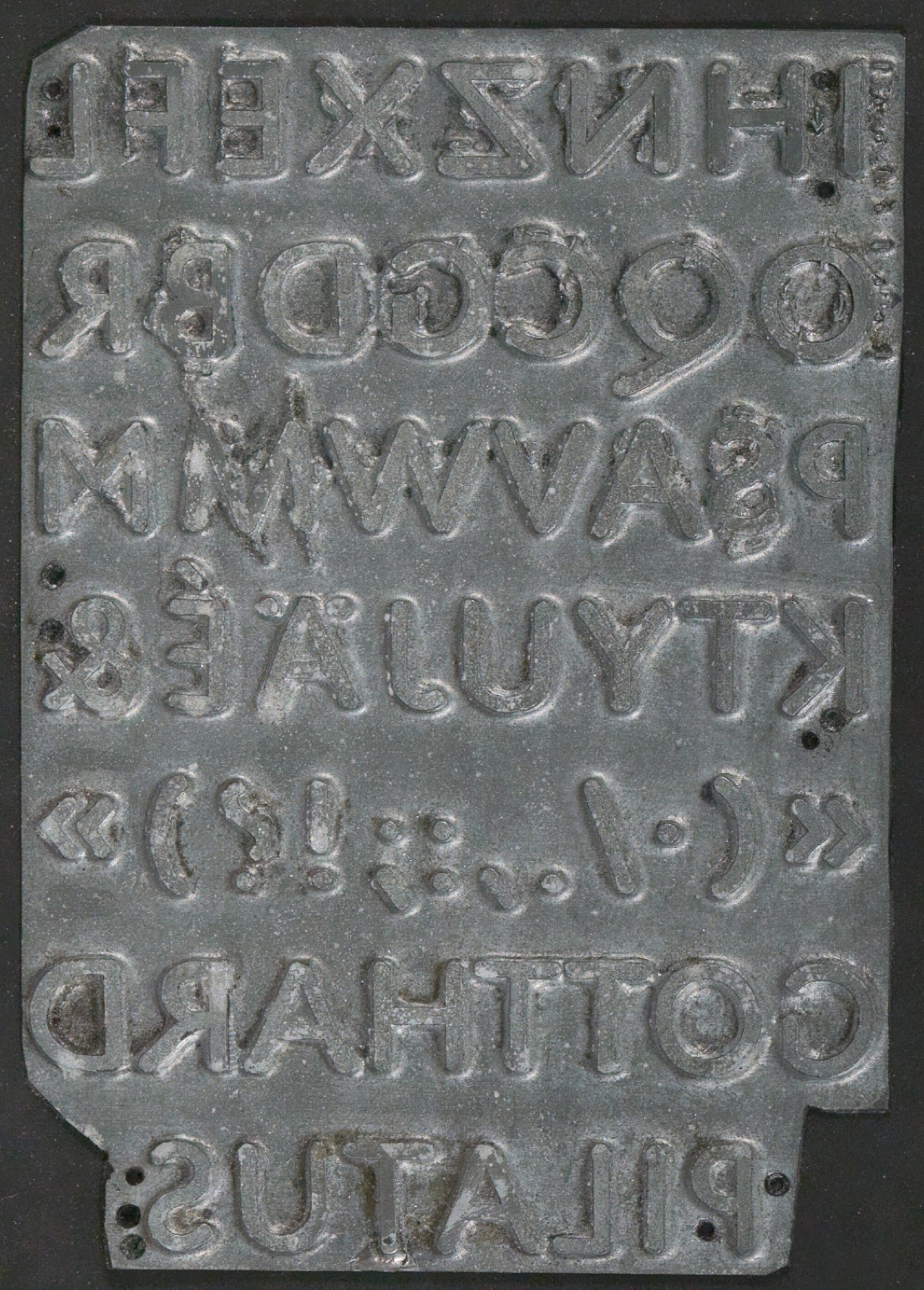 Druckklischees für die Illustrationen von Schriftkunde, Schreibübungen und Skizzieren, 2. Auflage — Blatt 27