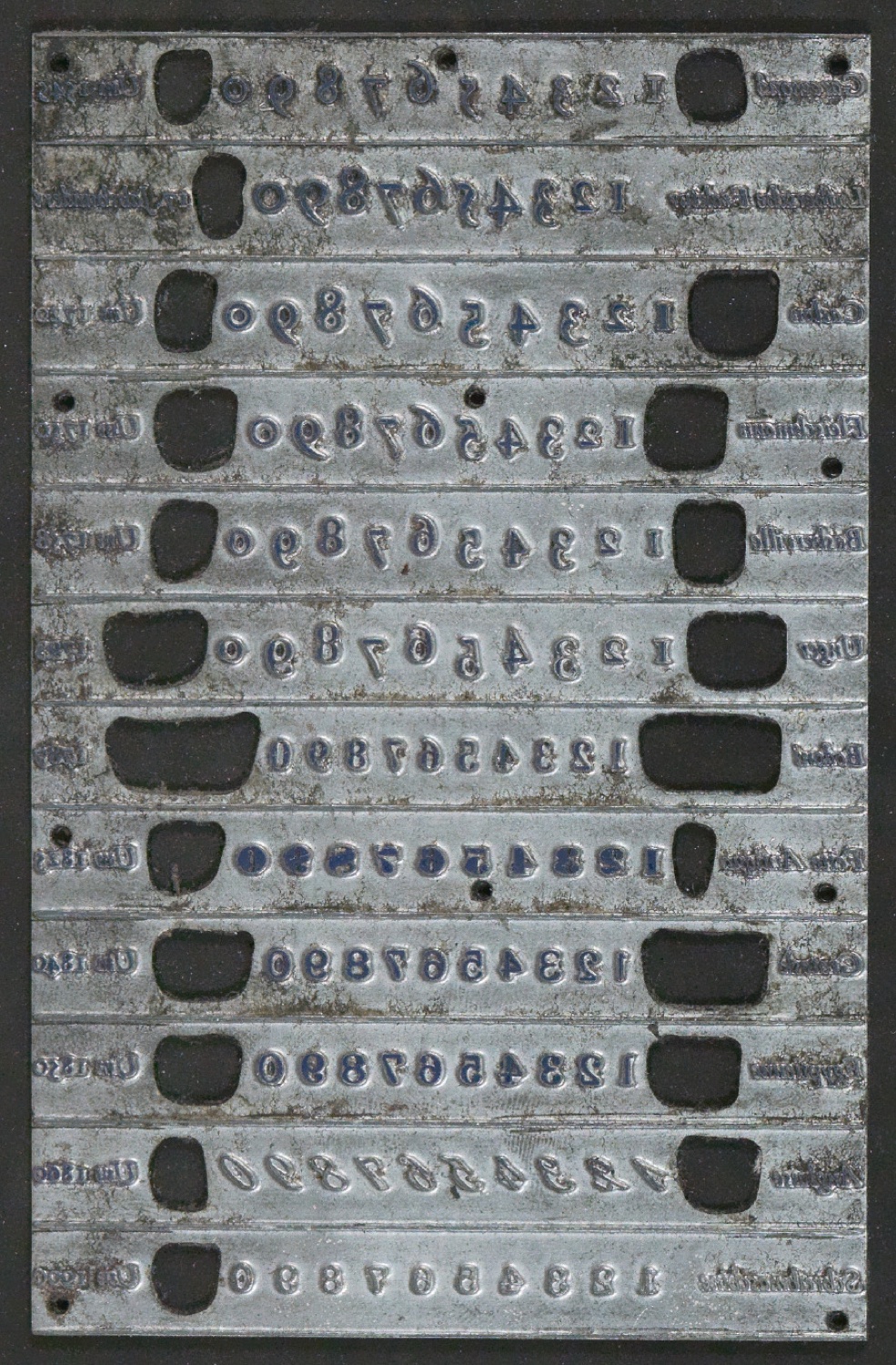 Druckklischees für die Illustrationen von Schriftkunde, Schreibübungen und Skizzieren, 2. Auflage — Blatt 39