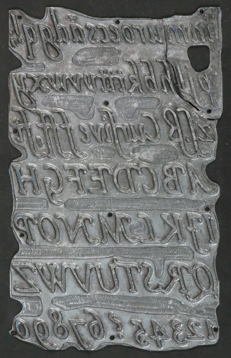 Druckklischees für die Illustrationen von Schriftkunde, Schreibübungen und Skizzieren, 2. Auflage — Blatt 41