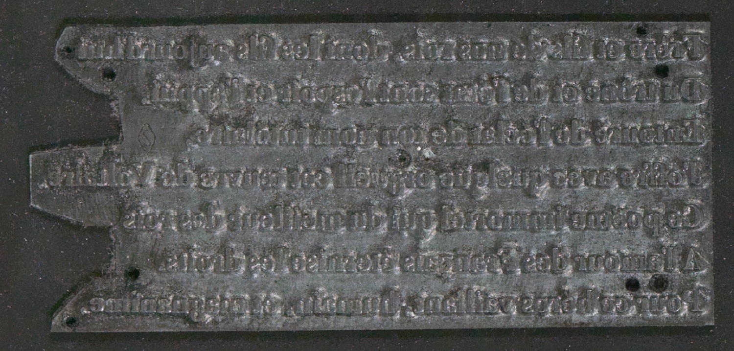 Druckklischees für die Illustrationen von Schriftkunde, Schreibübungen und Skizzieren, 2. Auflage — Blatt 47