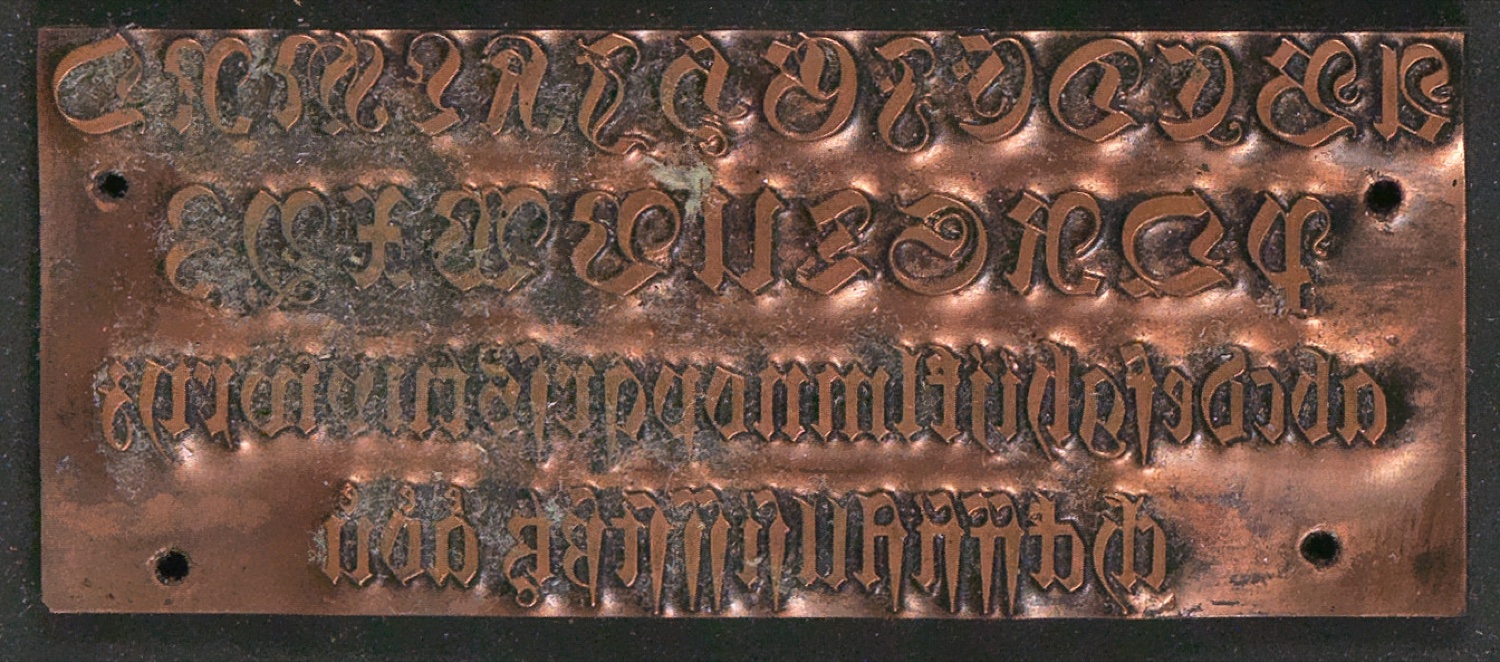 Druckklischees für die Illustrationen von Schriftkunde, Schreibübungen und Skizzieren, 2. Auflage — Blatt 99