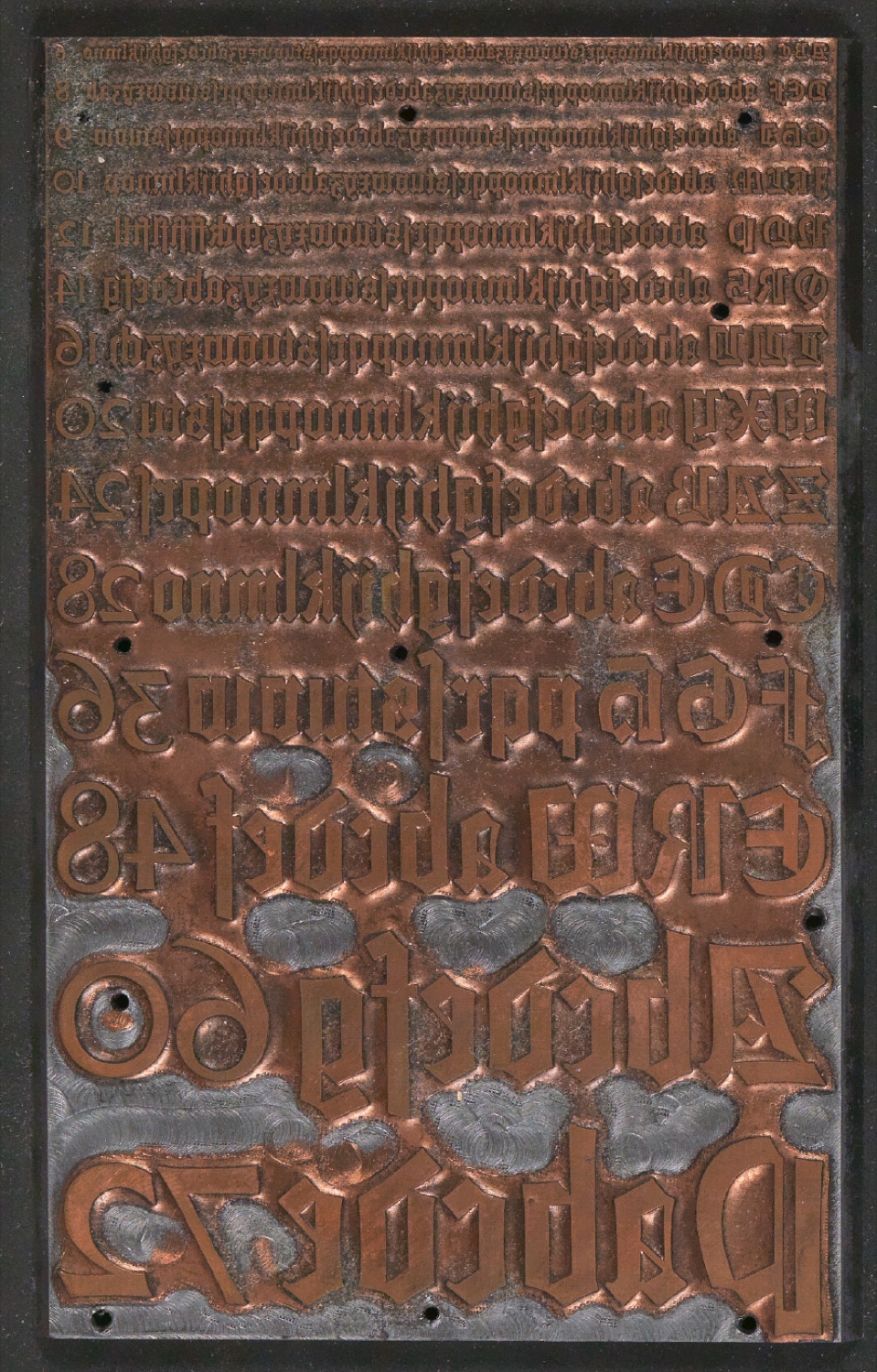 Druckklischees für die Illustrationen von Schriftkunde, Schreibübungen und Skizzieren, 2. Auflage — Blatt 101