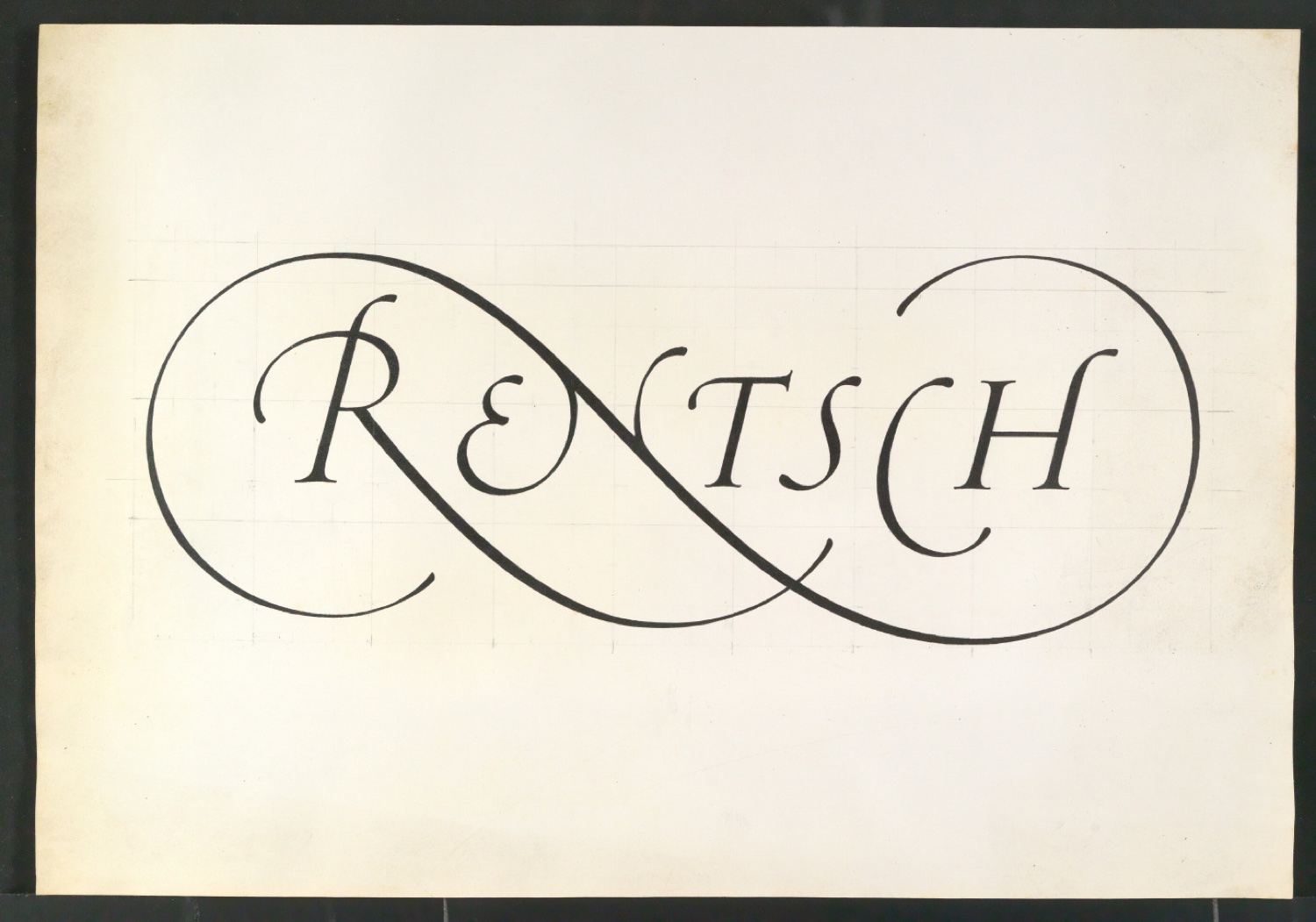 Reproduktionen und Fotokopien von Entwurf für Signet für Georg-Rentsch-Söhne [1950] — Blatt 9
