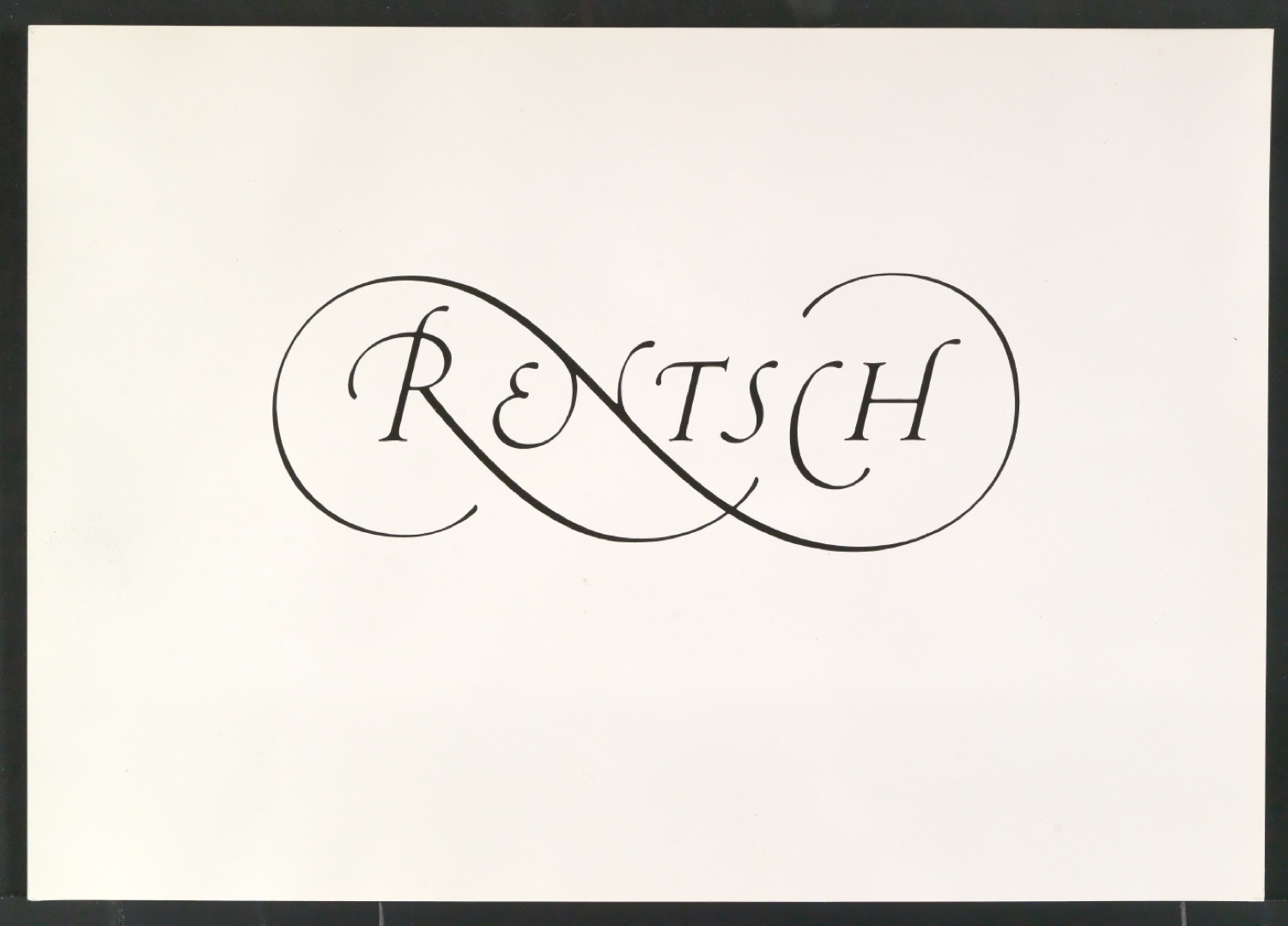 Reproduktionen und Fotokopien von Entwurf für Signet für Georg-Rentsch-Söhne [1950] — Blatt 11