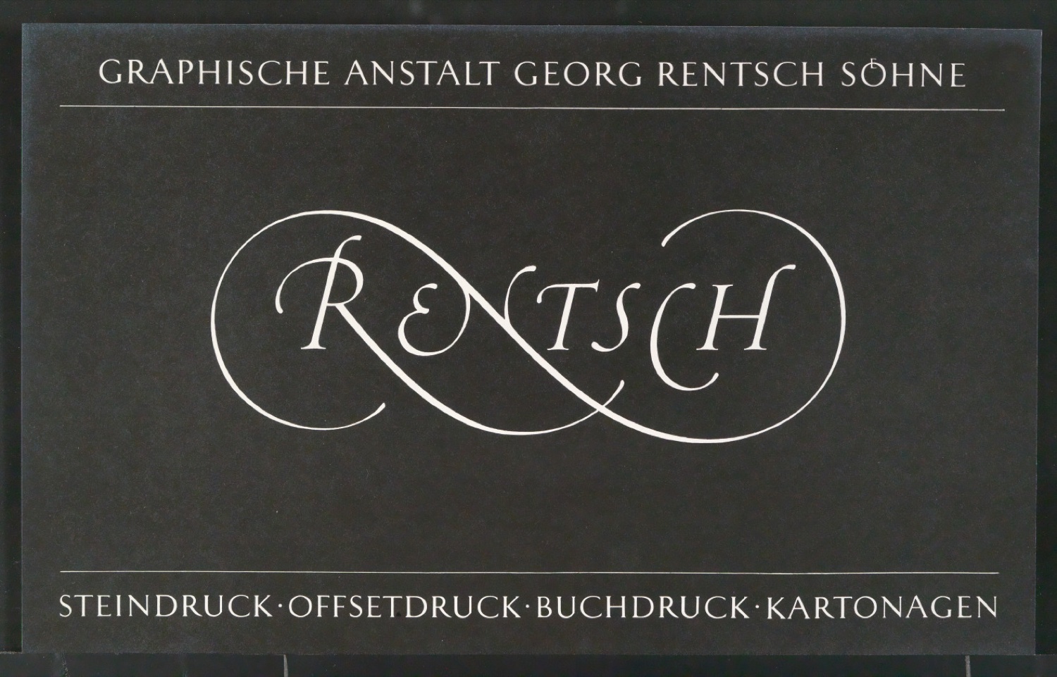 Reproduktionen und Fotokopien von Entwurf für Signet für Georg-Rentsch-Söhne [1950] — Blatt 13