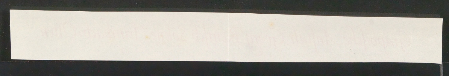 Entwürfe, Fotokopien und Reproduktionen von Schriftzug für Georg-Rentsch-Söhne [1950] — Blatt 14