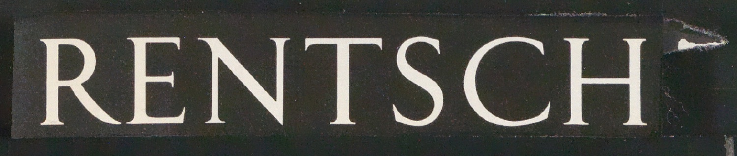 Entwürfe, Fotokopien und Reproduktionen von Schriftzug für Georg-Rentsch-Söhne [1950] — Blatt 41