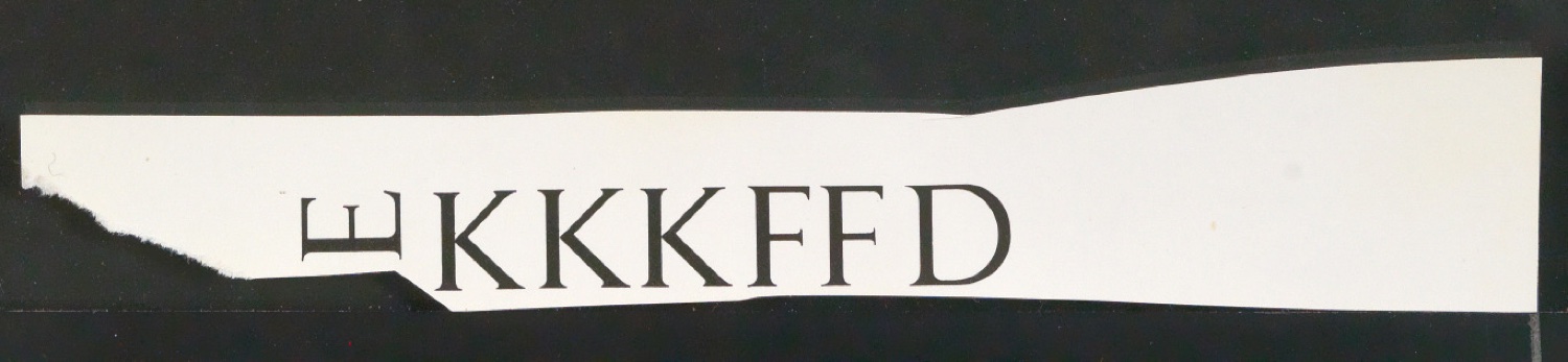 Entwürfe, Fotokopien und Reproduktionen von Schriftzug für Georg-Rentsch-Söhne [1950] — Blatt 51
