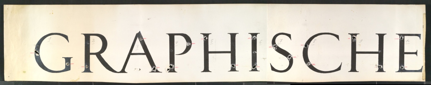 Entwürfe, Fotokopien und Reproduktionen von Schriftzug für Georg-Rentsch-Söhne [1950] — Blatt 71