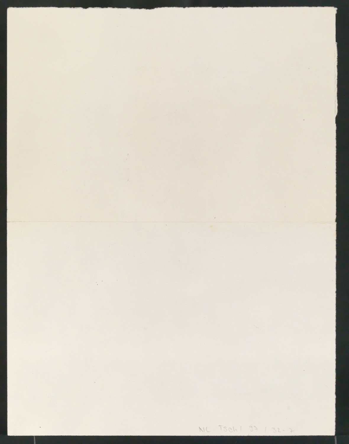 Mappe mit Vorarbeiten, Entwurfszeichnungen und Probedrucken zu Kalenderziffern — Blatt 16