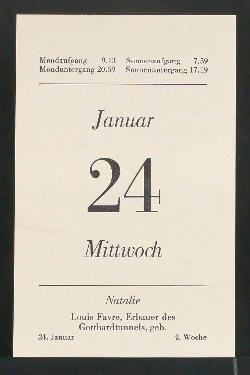 Mappe mit Vorarbeiten, Entwurfszeichnungen und Probedrucken zu Kalenderziffern — Blatt 33