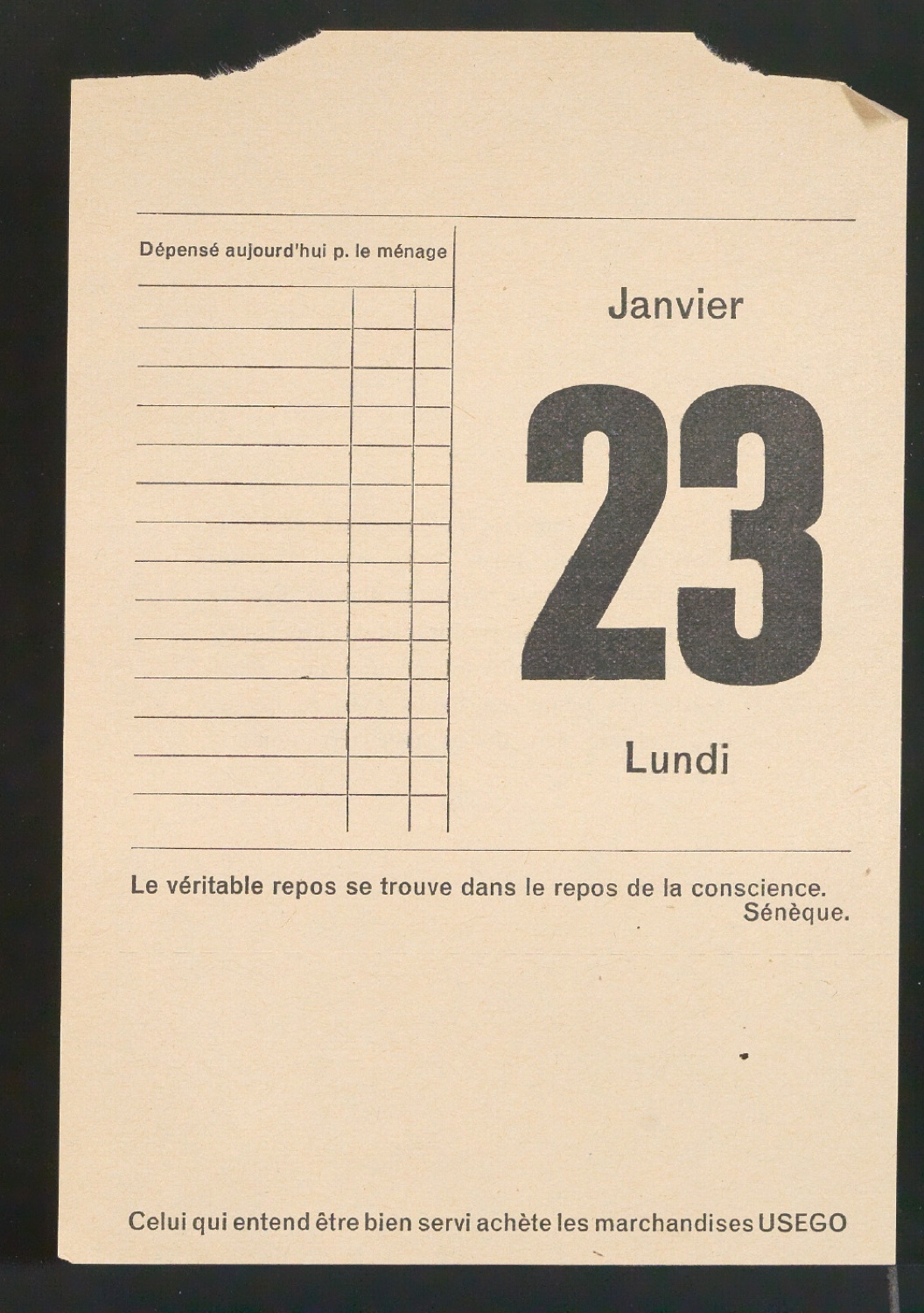Mappe mit Vorarbeiten, Entwurfszeichnungen und Probedrucken zu Kalenderziffern — Blatt 95