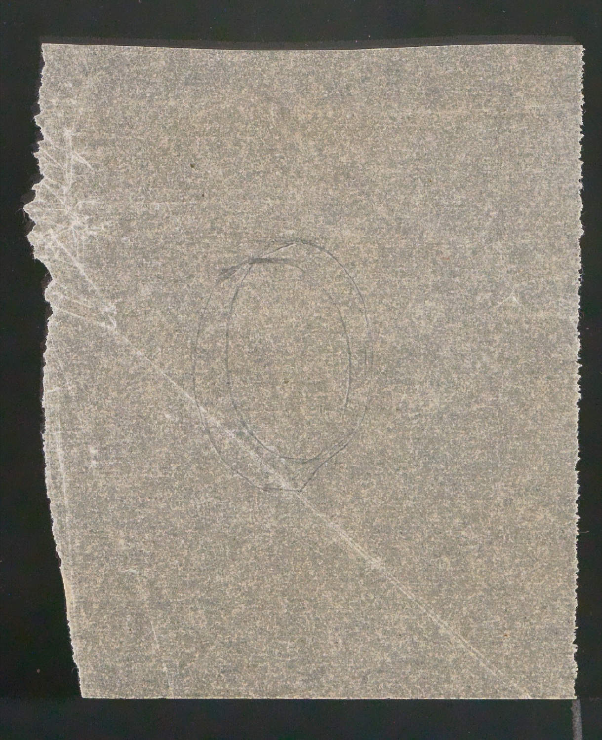 Mappe mit Vorarbeiten, Entwurfszeichnungen und Probedrucken zu Kalenderziffern — Blatt 109