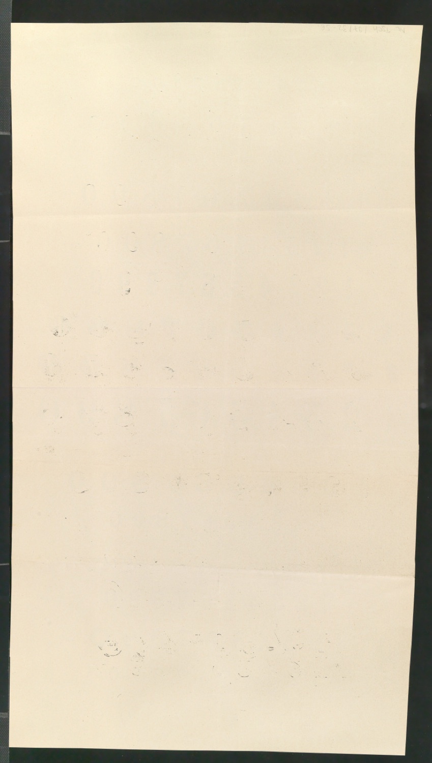 Mappe mit Vorarbeiten, Entwurfszeichnungen und Probedrucken zu Kalenderziffern — Blatt 112
