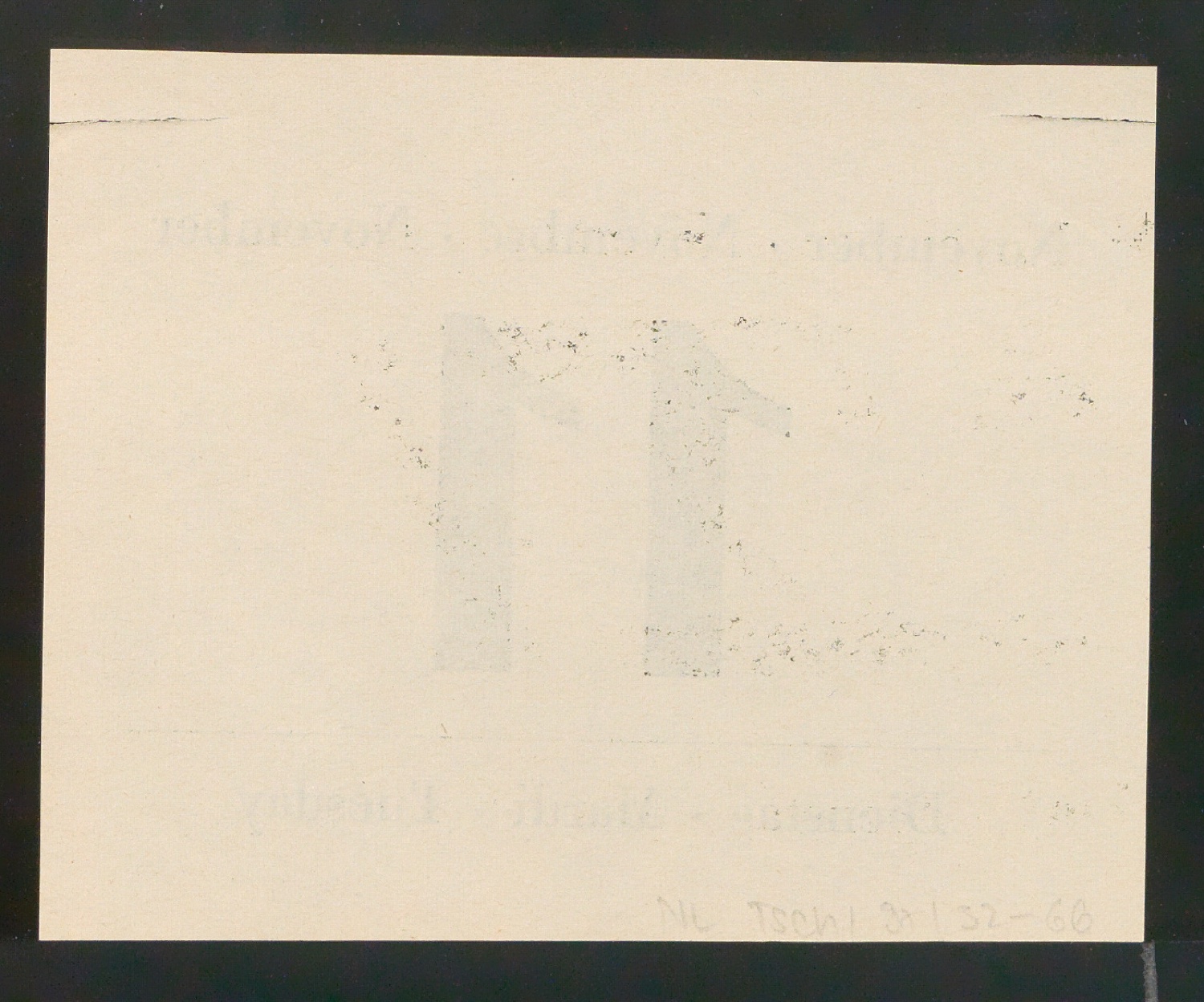 Mappe mit Vorarbeiten, Entwurfszeichnungen und Probedrucken zu Kalenderziffern — Blatt 132