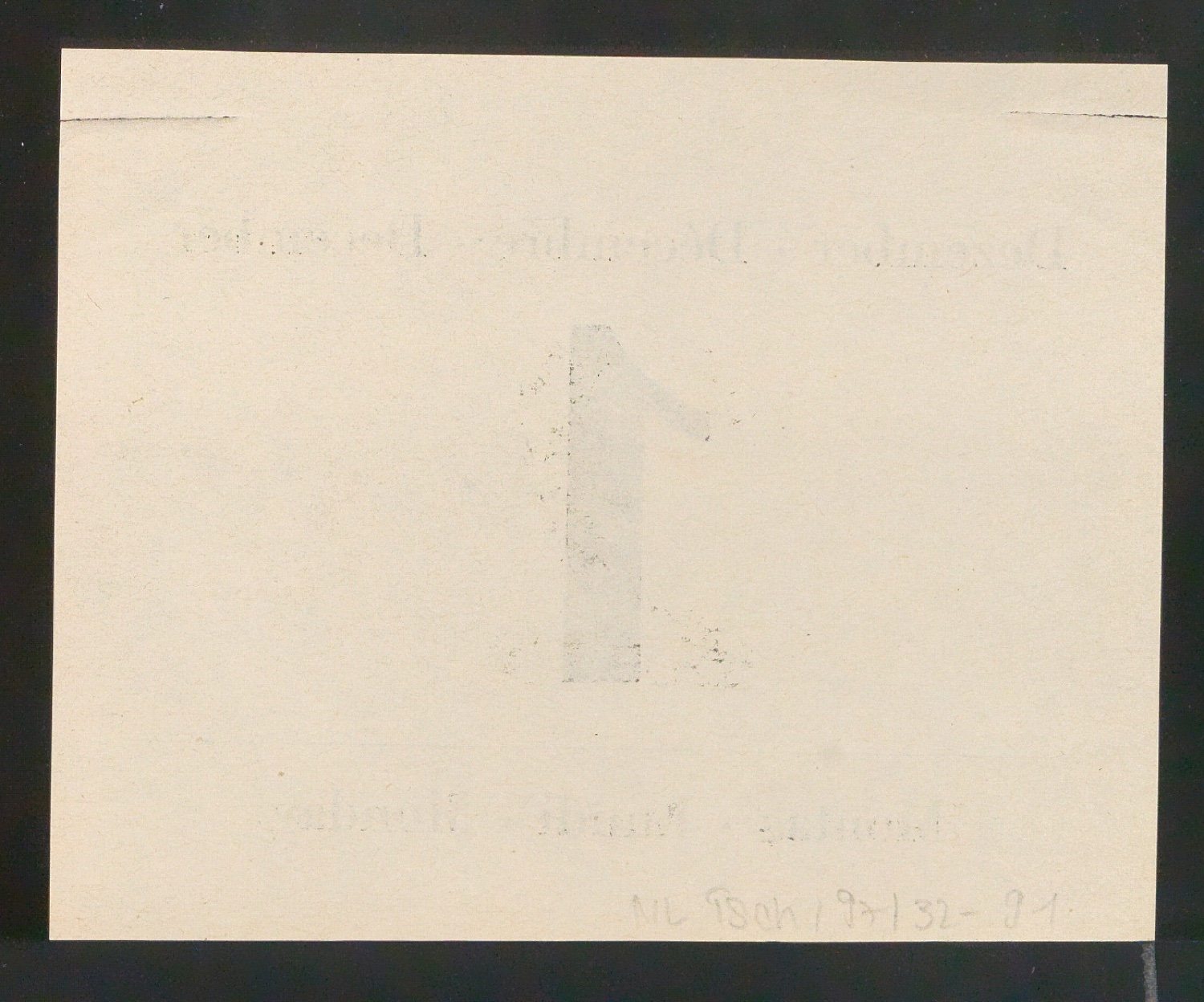 Mappe mit Vorarbeiten, Entwurfszeichnungen und Probedrucken zu Kalenderziffern — Blatt 182