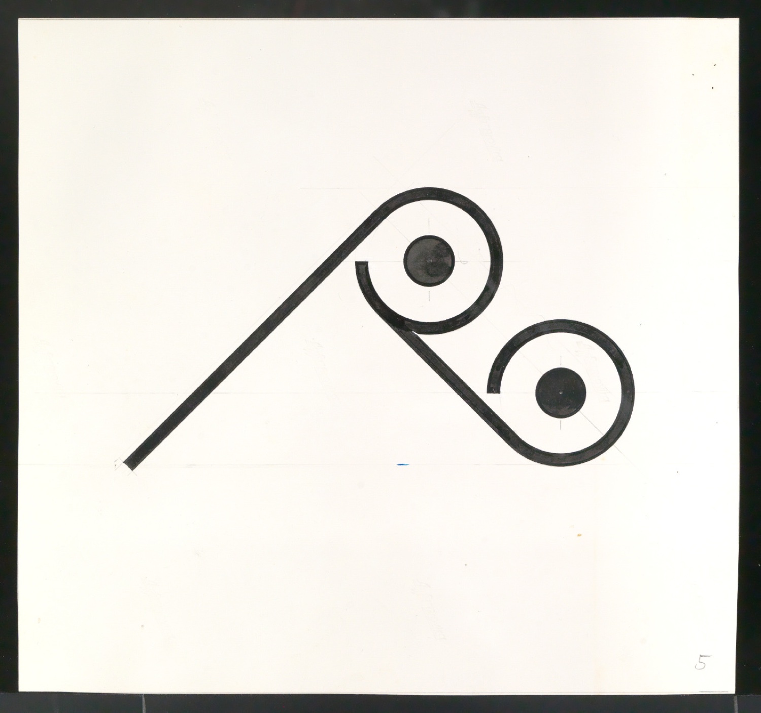 Entwürfe und Reproduktionen von Firmenzeichen für Georg-Rentsch-Söhne [1950] — Blatt 5