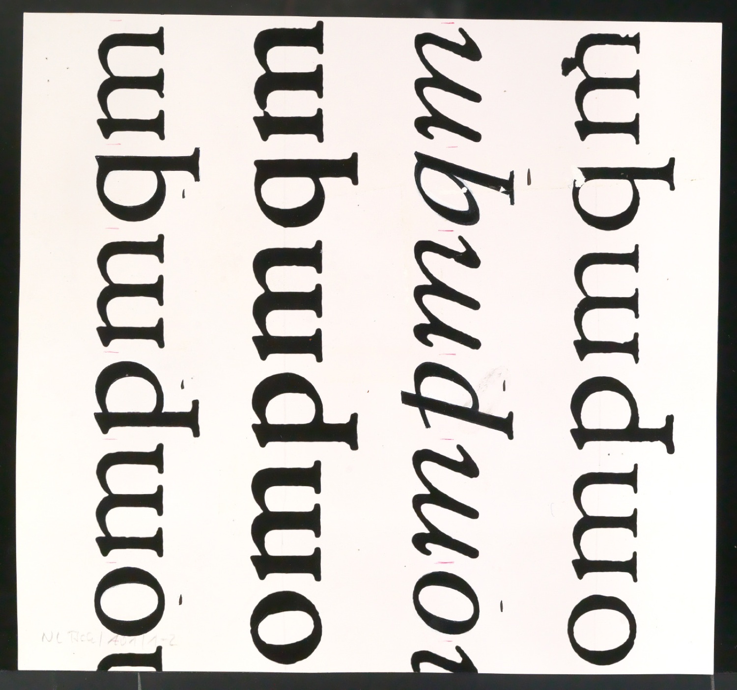 Entwürfe und Reproduktionen von Firmenzeichen für Georg-Rentsch-Söhne [1950] — Blatt 6