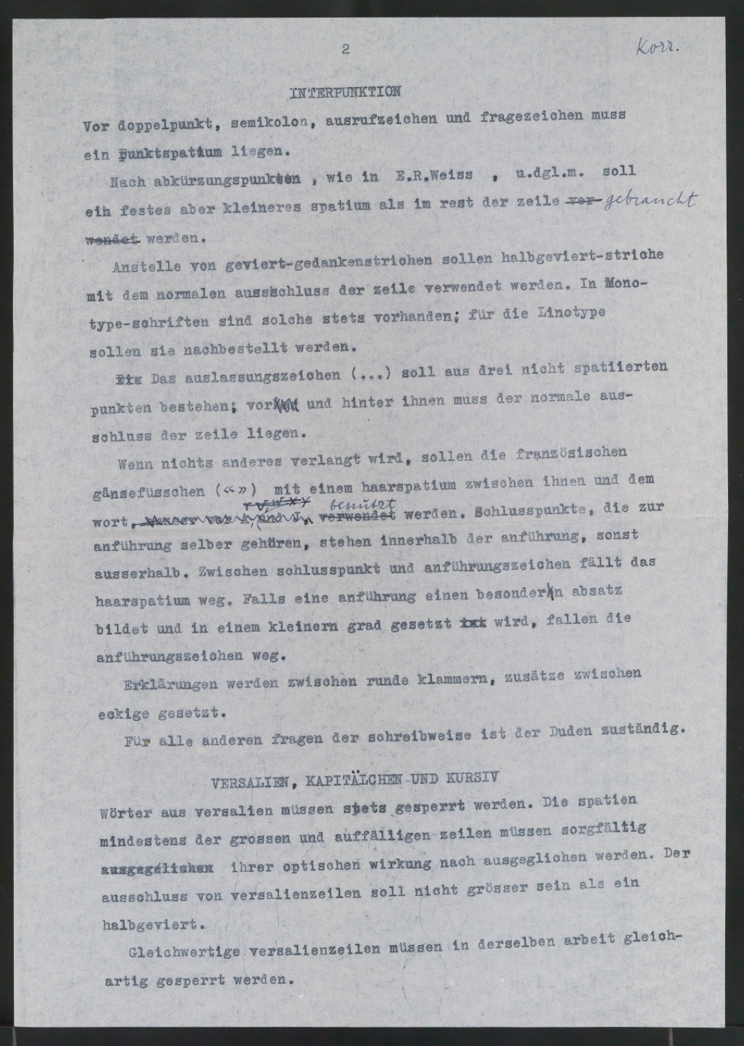 Vorarbeiten und Probedrucke für Im Dienste des Buches, Designing Books und I Bogens Tjeneste — Blatt 7