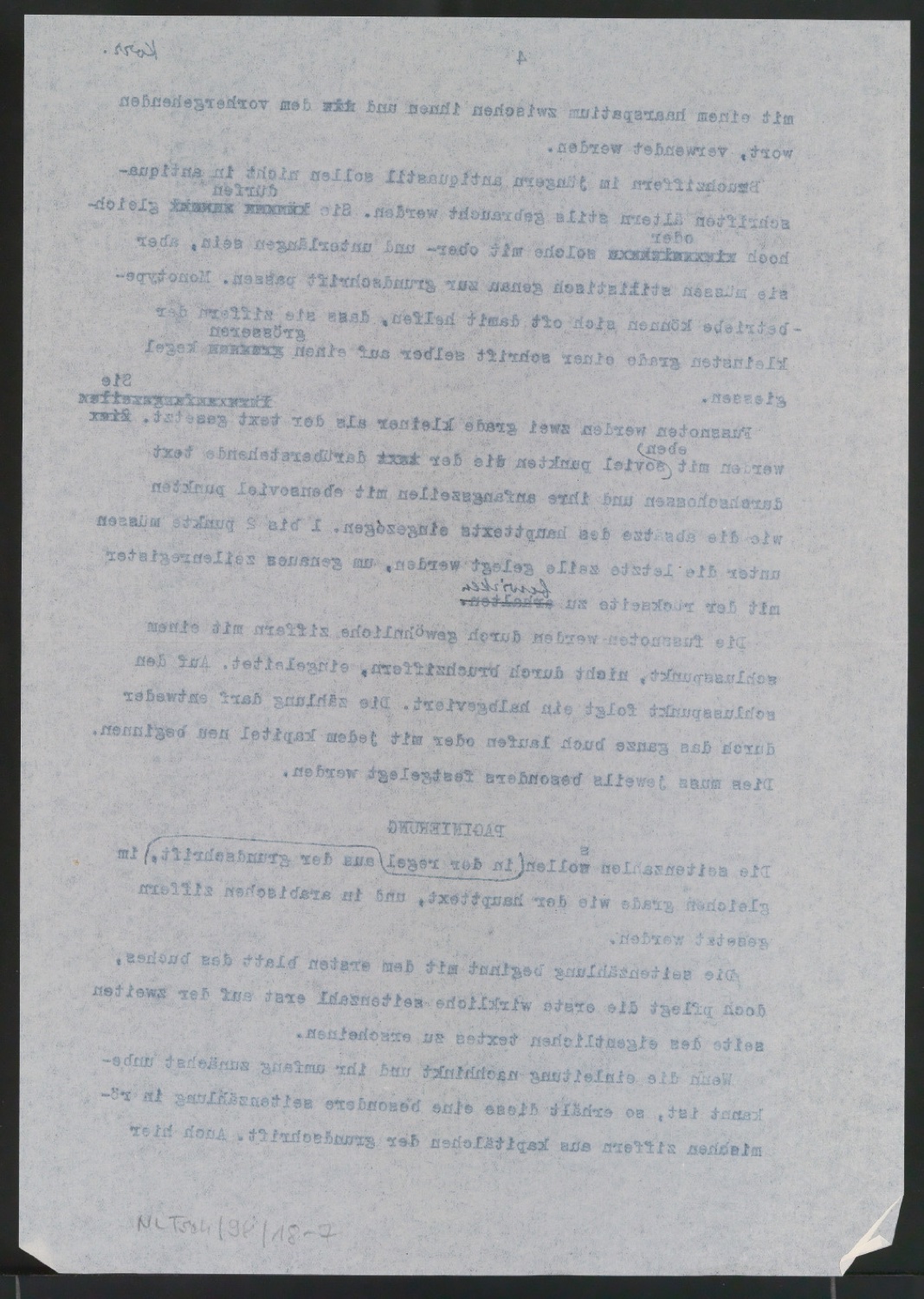 Vorarbeiten und Probedrucke für Im Dienste des Buches, Designing Books und I Bogens Tjeneste — Blatt 14
