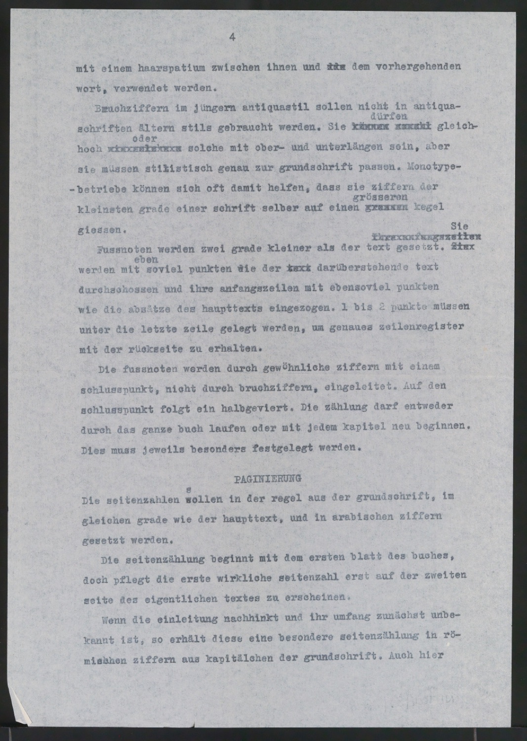 Vorarbeiten und Probedrucke für Im Dienste des Buches, Designing Books und I Bogens Tjeneste — Blatt 15