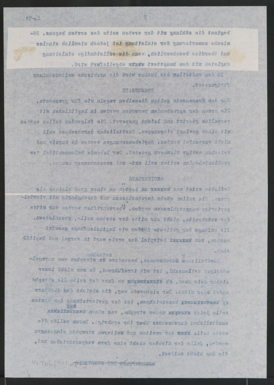 Vorarbeiten und Probedrucke für Im Dienste des Buches, Designing Books und I Bogens Tjeneste — Blatt 18