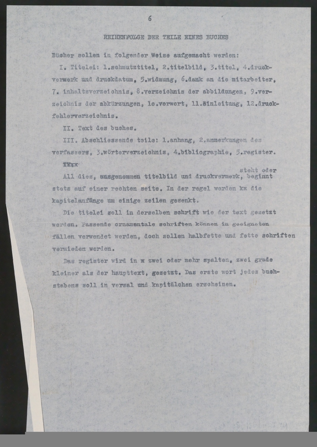 Vorarbeiten und Probedrucke für Im Dienste des Buches, Designing Books und I Bogens Tjeneste — Blatt 23