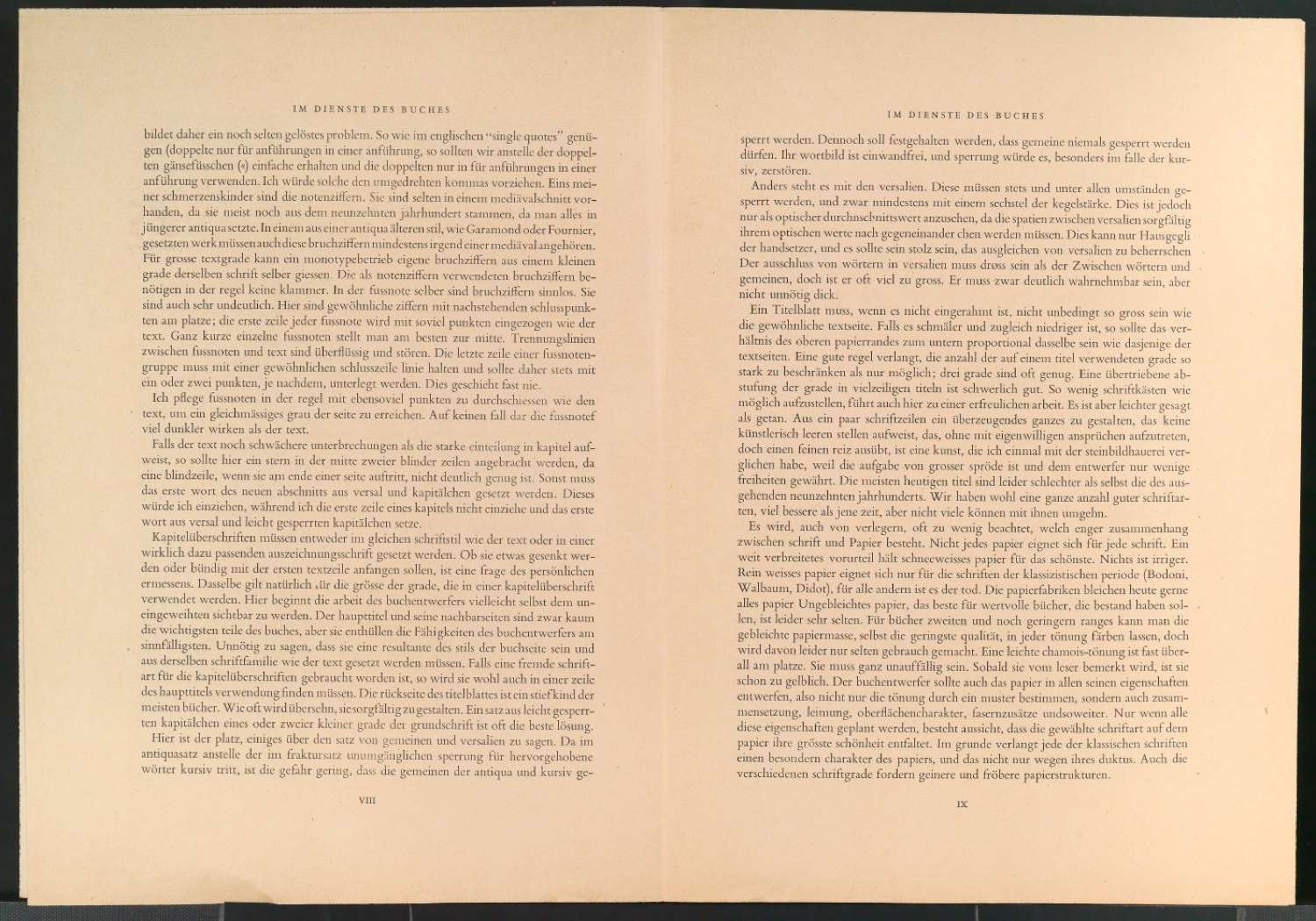 Vorarbeiten und Probedrucke für Im Dienste des Buches, Designing Books und I Bogens Tjeneste — Blatt 35
